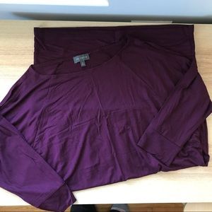 NWOT The Limited Cold Shoulder 3/4 Sleeve Blouse